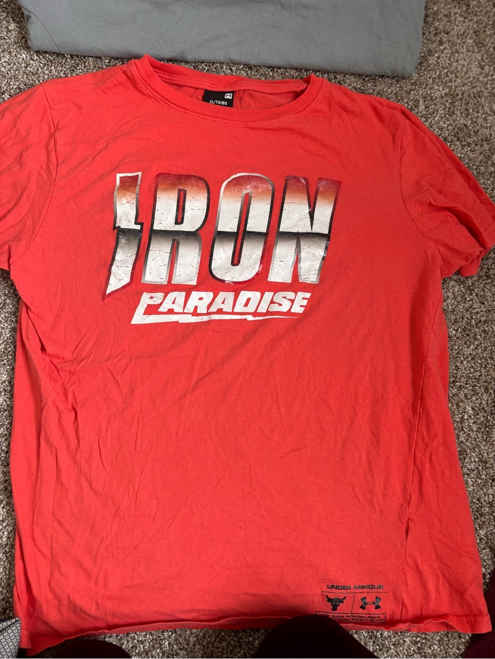 Under Armour Men’s Iron Paradise Graphic Tee - Red